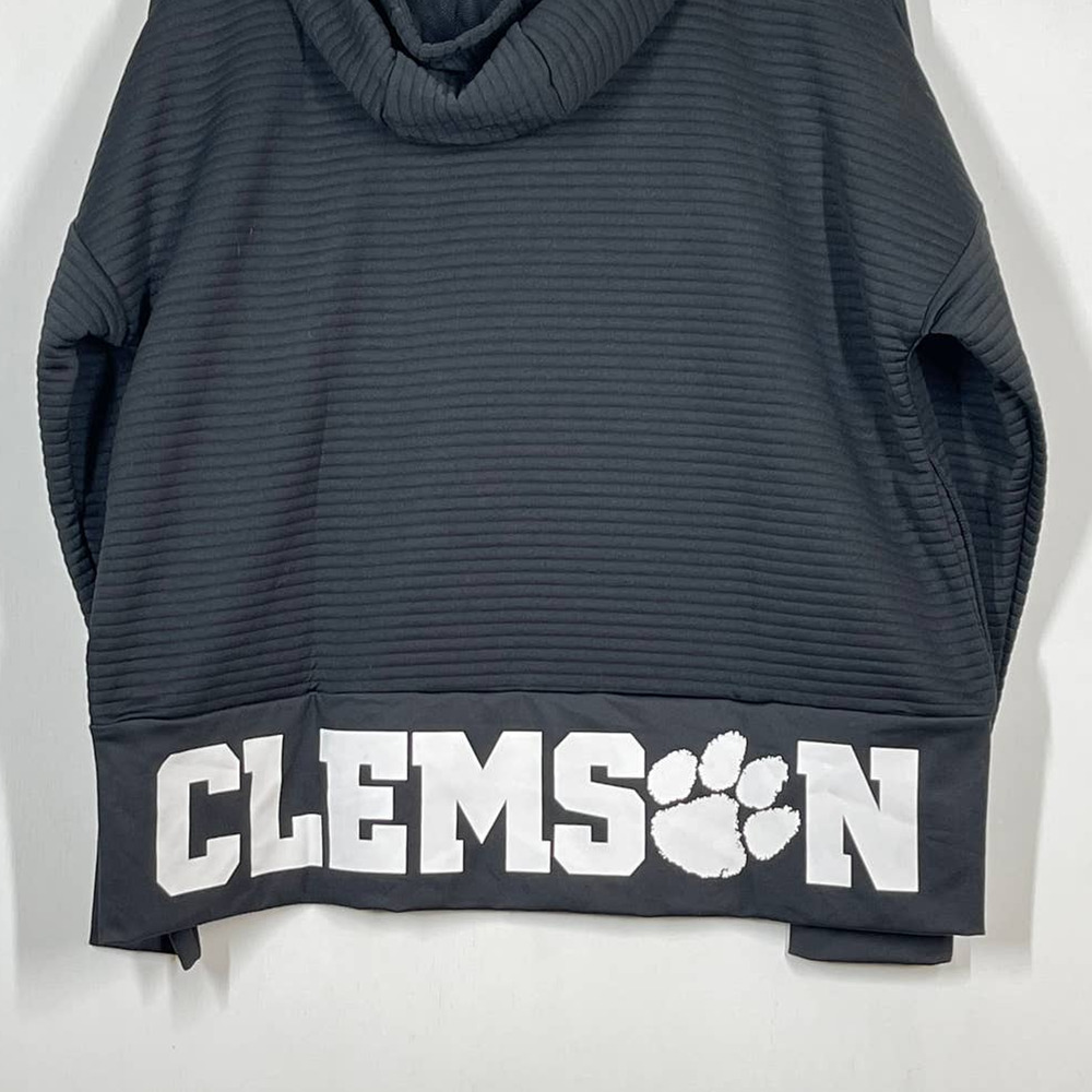 Nike Dri-Fit Hoodie Sweatshirt Women's Size Medium Black Clemson Tigers NCAA - Picture 6 of 8